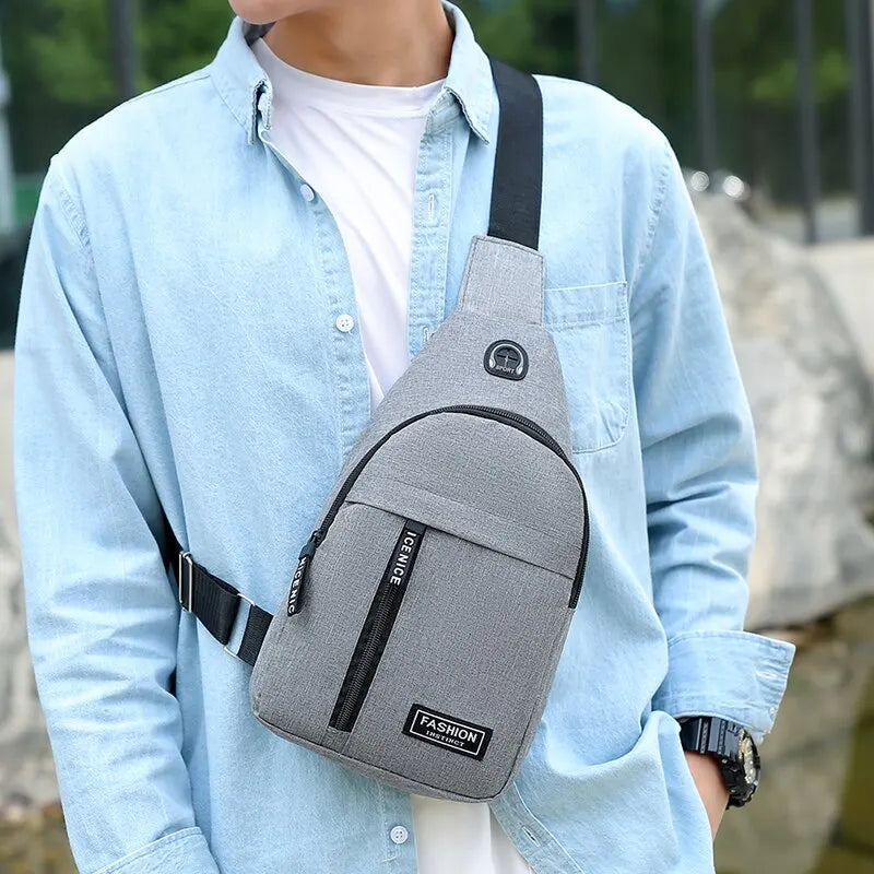 Stilvolle Einfarbige Brusttasche- Perfekt für Outdoor-Aktivitäten und Freizeit - Jossbe