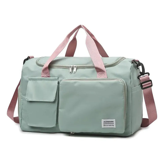 UNIXINU Handgepäck-Reisetasche mit großem Fassungsvermögen und Schuhfach